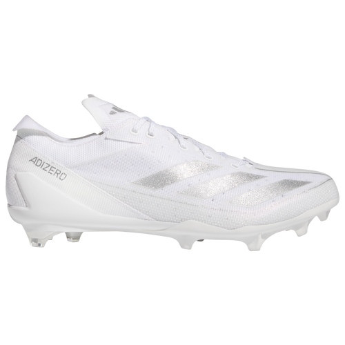 

adidas Mens adidas Adizero Electric - Mens Football Shoes Silver Metallic/Cloud White/Cloud White Size 10.5