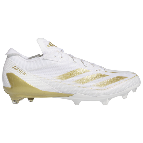 

adidas Mens adidas Adizero Electric - Mens Football Shoes Gold Metallic/White/White Size 11.5