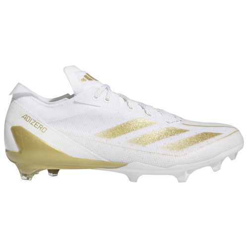 

adidas Mens adidas Adizero Electric - Mens Football Shoes Gold Metallic/White/White Size 12.5