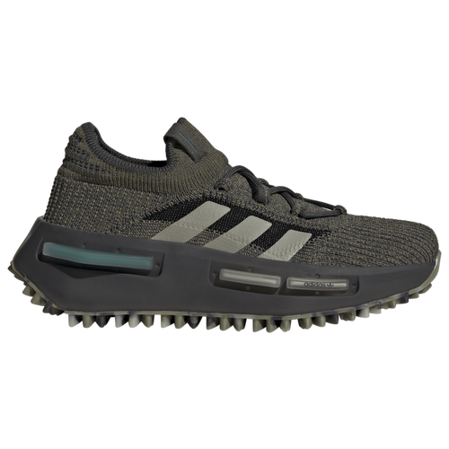 BOYS - adidas Originals Nmd_S1 J - Silver Pebble/Focus Olive Carbon