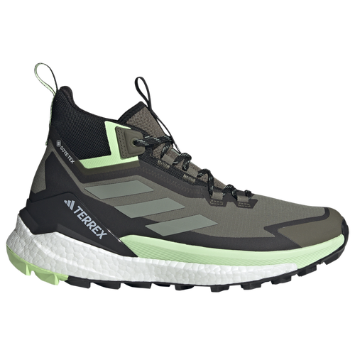 

adidas Mens adidas Terrex Free Hiker GORE-TEX 2.0 - Mens Running Shoes Olive Strata/Silver Green/Aurora Black Size 10.5