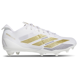 Men's - adidas adiZero Electric Artificial Grass - White/Gold Metallic/White