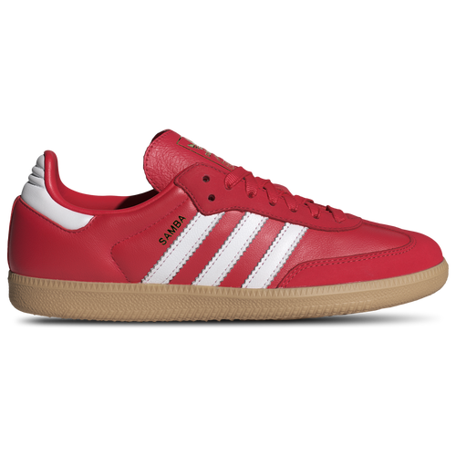 

adidas Originals Womens adidas Originals Samba OG - Womens Running Shoes Better Scarlet/White/Gold Metallic Size 8.0