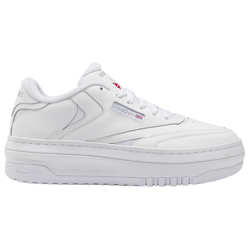 

Reebok Womens Reebok Club C Extra - Womens Shoes White/White/Pure Grey Size 07.5