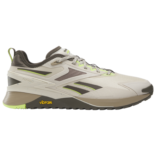 

Reebok Mens Reebok Nano X3 Adventure - Mens Shoes Laser Lime F23/Grout F23/Stucco Size 12.0