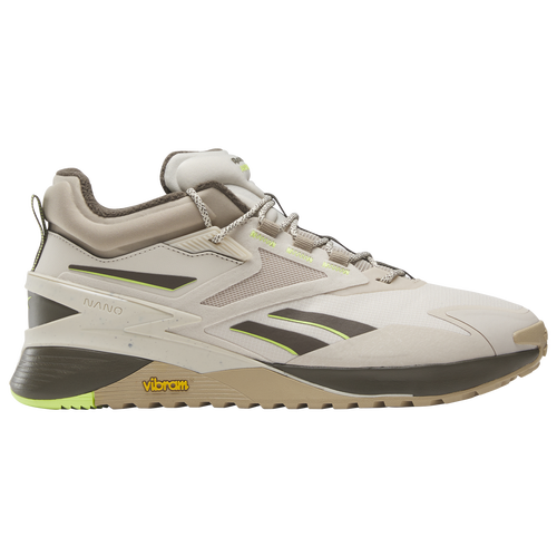 

Reebok Mens Reebok Nano X3 Adventure - Mens Training Shoes Boulder Beige F23/Laser Lime F23/Stucco Size 9.5