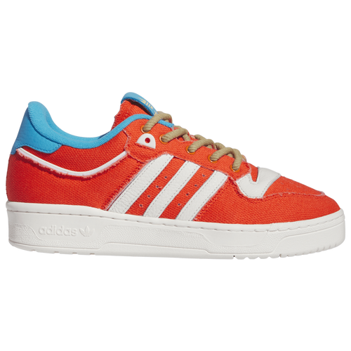 

adidas Originals Mens adidas Originals Rivalry 86 Low x The Simpsons - Mens Basketball Shoes Orange/White/Blue Size 12.0