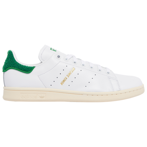 Shop Adidas Originals Mens  Stan Smith-homer Simpson In White/white/green