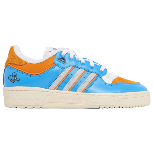 

adidas Originals Mens adidas Originals Rivalry Low x The Simpsons (Itchy) - Mens Basketball Shoes Blue/Orange Size 13.0