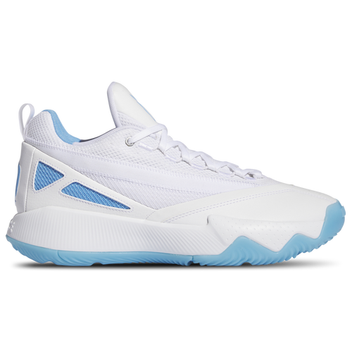 

adidas Mens adidas Dame Certified 2 Low - Mens Running Shoes White/Blue Burst/Silver Metallic Size 10.5