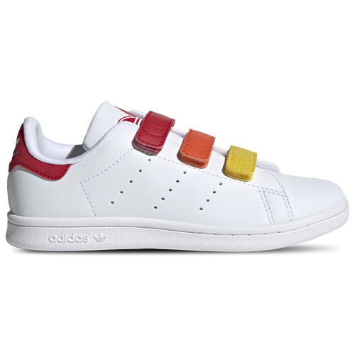 Shop Adidas Originals Boys  Stan Smith In White/better Scarlet/white