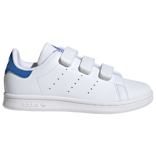 

adidas Originals Boys adidas Originals Stan Smith Comfort Closure - Boys' Preschool Running Shoes Cloud White/Blue Bird/Cloud White Size 3.0
