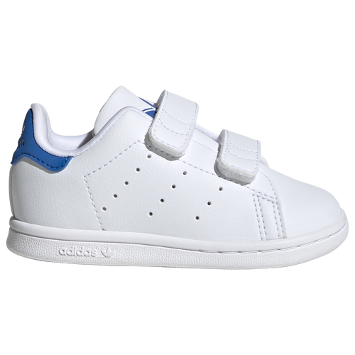Adidas Originals Kids' Boys  Stan Smith Comfort Closure In White/white/bluebird