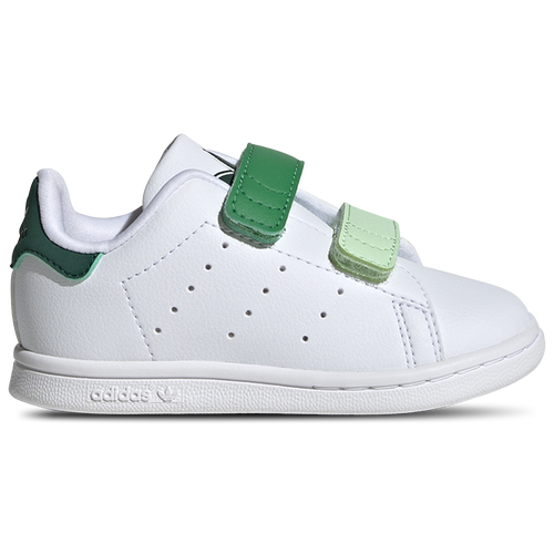 

adidas Originals Boys adidas Originals Stan Smith Comfort Closure - Boys' Toddler Running Shoes White/Collegiate Green/White Size 9.0
