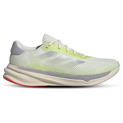 

adidas Mens adidas Supernova Stride - Mens Running Shoes Off White/Silver Metallic/Pulse Lime Size 12.5