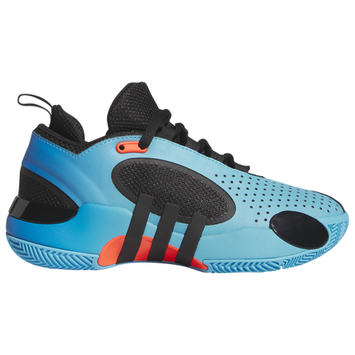 

adidas Boys adidas D.O.N. Issue 5 - Boys' Grade School Basketball Shoes Black/Blue Rush/Bright Cyan Size 4.5