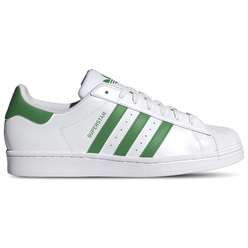 

adidas Originals Mens adidas Originals Superstar Casual Sneaker - Mens Basketball Shoes Ftwr White/Green/Ftwr White Size 8.5