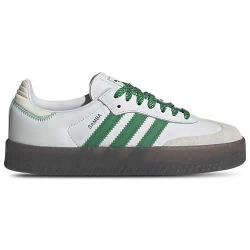 

adidas Originals Sambae - Womens White/Off White/Green Size 7.5