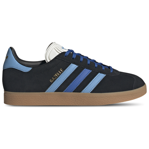 

adidas Originals Gazelle - Womens Black/Blue/Light Blue Size 10.0