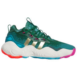 Men's - adidas Trae Young 3 - Gold Metallic/Team Dark Green/Arctic Fusion
