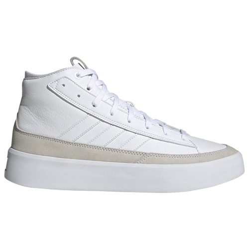 

adidas Mens adidas ZNSORED High - Mens Running Shoes Cloud White/Cloud White/Cloud White Size 10.5