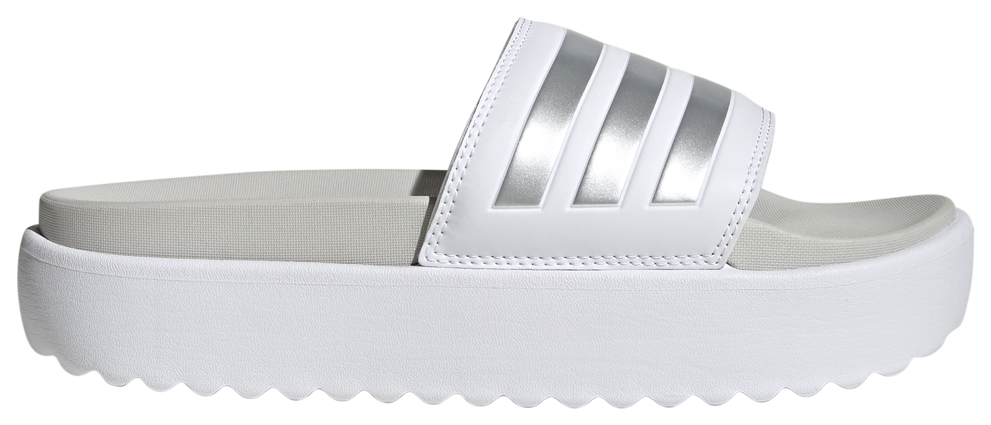 Adilette bold best sale platform slides