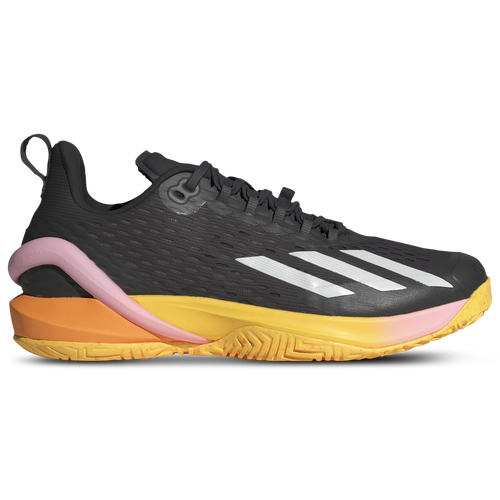 

adidas Mens adidas adiZero Cybersonic Tennis Shoes - Mens Aurora Black/Zero Metallic/Spark Size 10.0