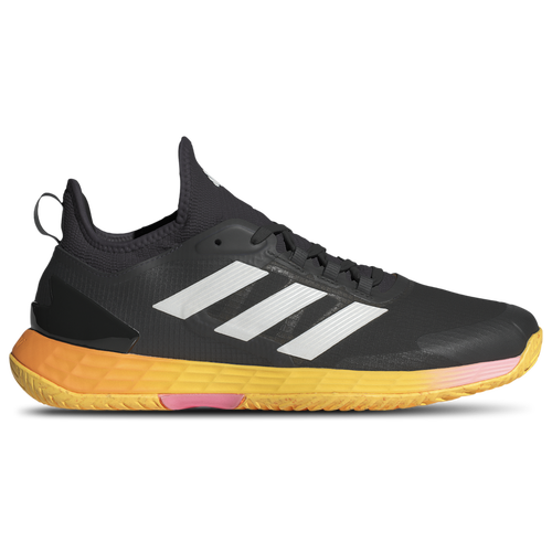 

adidas Mens adidas Adizero Ubersonic 4.1 Tennis Shoes - Mens Zero Metallic/Aurora Black/Spark Size 11.0