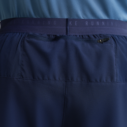 Men's - Nike Dri-FIT Stride 7in Brief-Lined Shorts - Reflective Silver/Midnight Navy