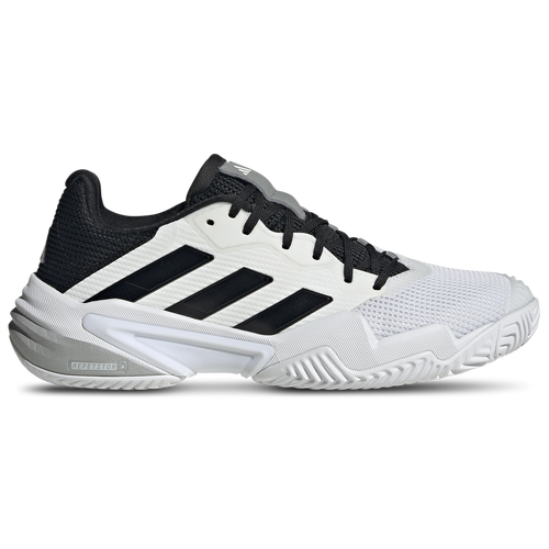 MENS - adidas Barricade 13  - White/Black Grey