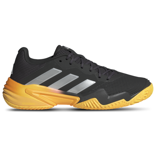 

adidas Mens adidas Barricade 13 Tennis Shoes - Mens Spark/Zero Metallic/Aurora Black Size 12.5