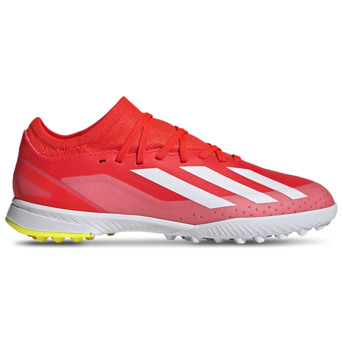 

adidas Boys adidas X Crazyfast League Turf - Boys' Grade School Soccer Shoes Solar Red/White/Team Solar Yellow Size 3.0