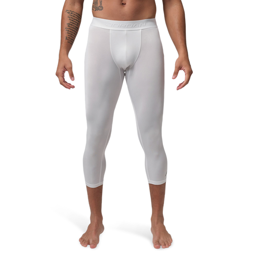 Jordan Mens Dri-FIT Sport 3/4 Leggings - - White Size XXL