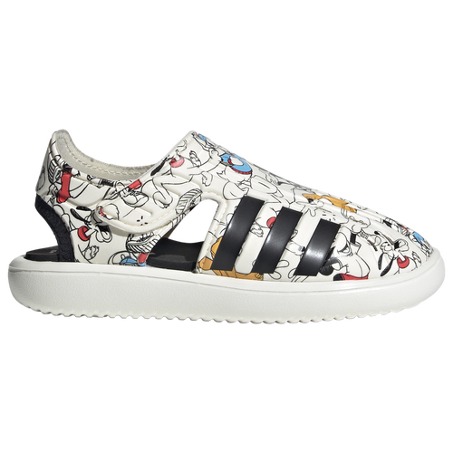 Adidas Originals Kids' Boys Adidas Disney Water Sandals In Off White/black/white