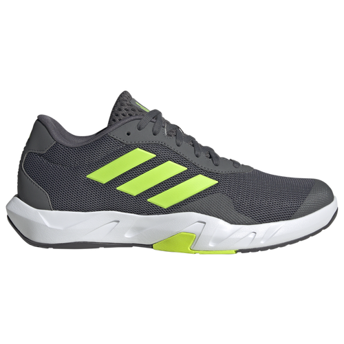 

adidas Mens adidas Amplimove - Mens Running Shoes Grey/Lucid Lemon/Grey Size 11.5