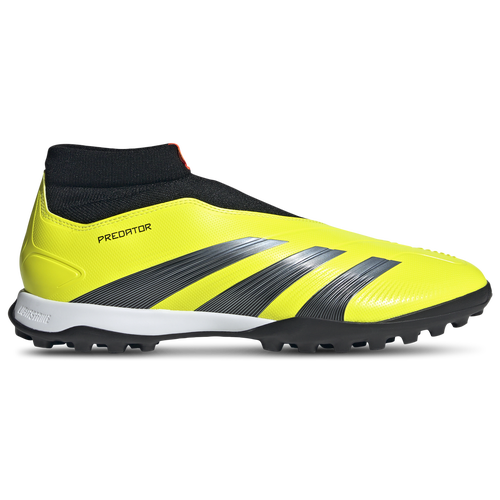 

adidas Mens adidas Predator 24 League Laceless Turf - Mens Soccer Shoes Team Solar Yellow/White/Black Size 8.5