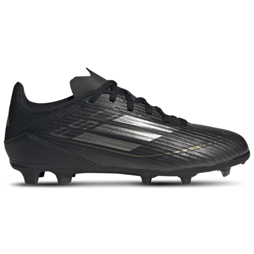 

adidas Boys adidas F50 League FG - Boys' Grade School Soccer Shoes Iron Metallic/Black/Gold Metallic Size 5.5