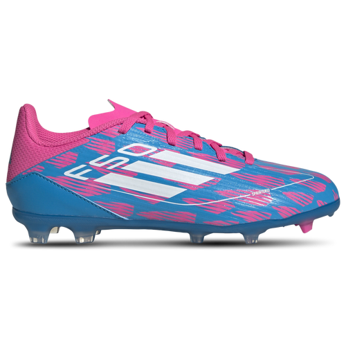 

adidas Boys adidas F50 League FG - Boys' Grade School Soccer Shoes Solar Blue/White/Solar Pink Size 6.0