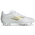 adidas F50 League FG  - Boys' Grade School White/Gold Metallic/White