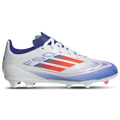 adidas F50 League FG - Adidas White/Solar Red Lucid Blue