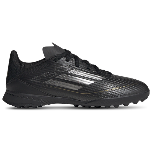 

Boys adidas adidas F50 League Turf - Boys' Grade School Soccer Shoe Black/Iron Metallic/Gold Metallic Size 05.5
