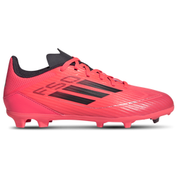 Boys' Grade School - adidas F50 League Firm/Multi-Ground - Turbo/Platin Metallic/Aurora Black