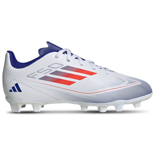 

adidas Boys adidas F50 Club FXG Jr - Boys' Grade School Soccer Shoes Solar/White Size 5.0