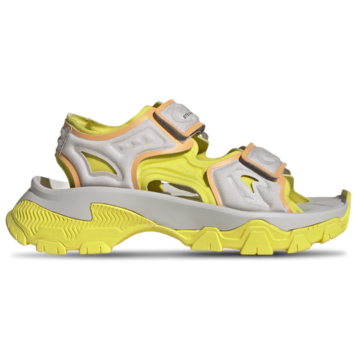 Adidas Originals Womens Adidas Stella Mccartney Hika Outdoor Sandals In Chalk Pearl/bright Yellow/hazy Orange