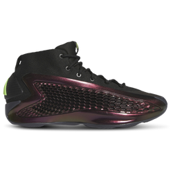 Men's - adidas Anthony Edwards 1 - Carbon/Core Black/Lucid Lemon