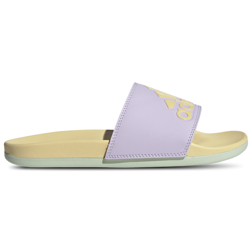 

adidas Womens adidas Adilette Comfort Slides - Womens Shoes Orange Tint/Ice Lavender/Linen Green Size 9.0