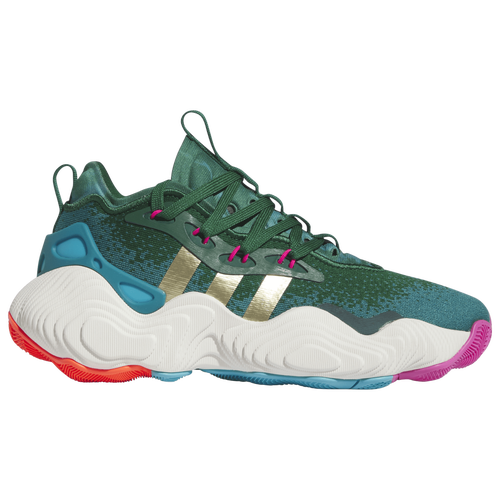 Adidas Originals Kids' Boys Adidas Trae Young 3 In Green/blue/tan