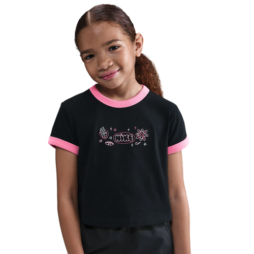 Nike Sportswear Big Kids' (girls') T-shirt In Black