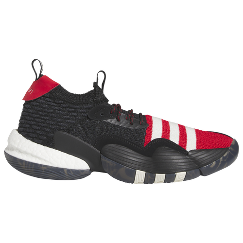 Adidas Originals Mens Adidas Trae Young 2.0 Basketball Shoes In Core Black/better Scarlet/white