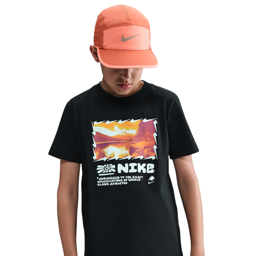  - Nike NSW Moutain Photo Tee - Black/Orange